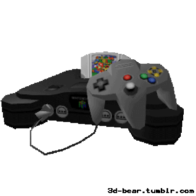 gif of spinning n64